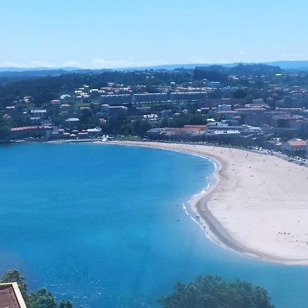 Casa Con Jardin En La Playa De Almieiras Villa Fene Bagian luar foto