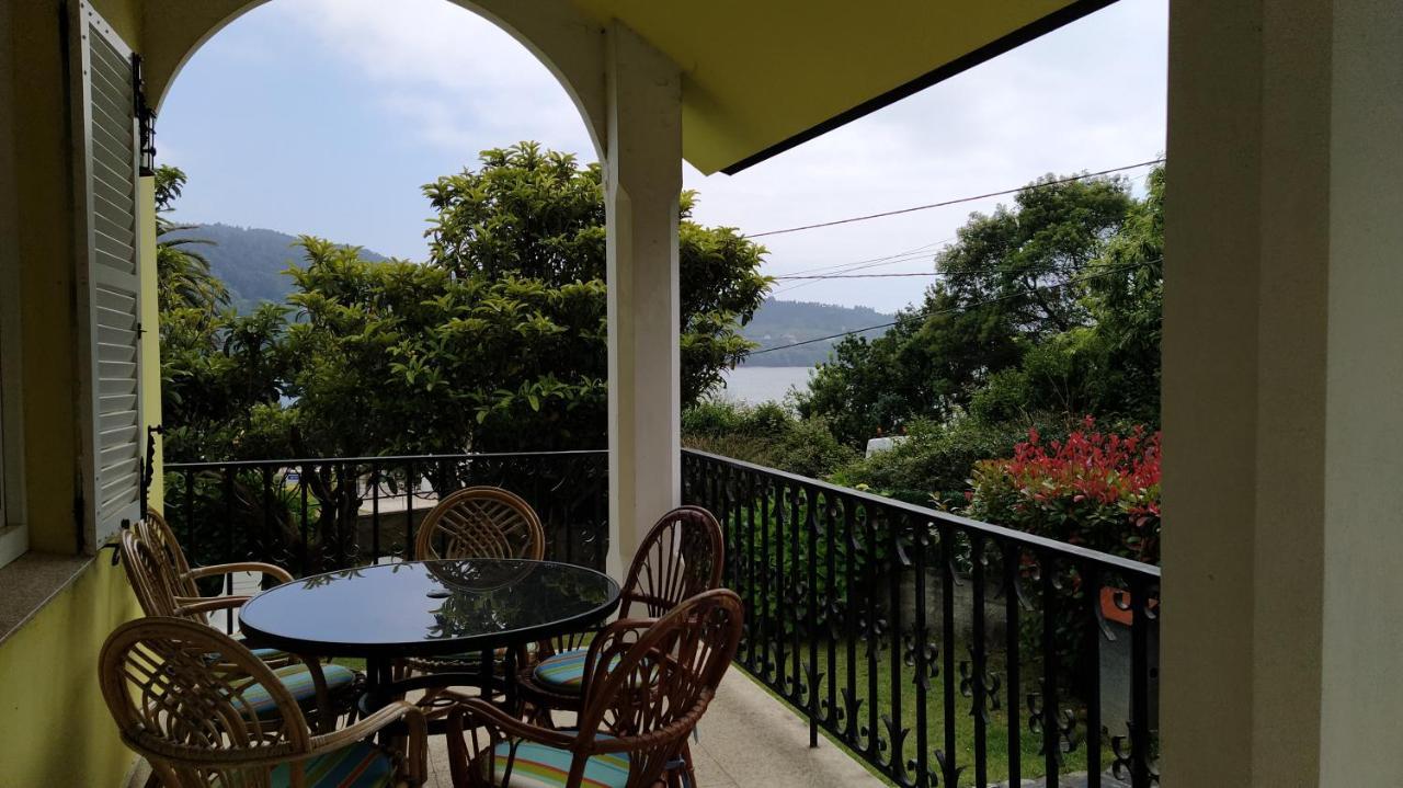 Casa Con Jardin En La Playa De Almieiras Villa Fene Bagian luar foto