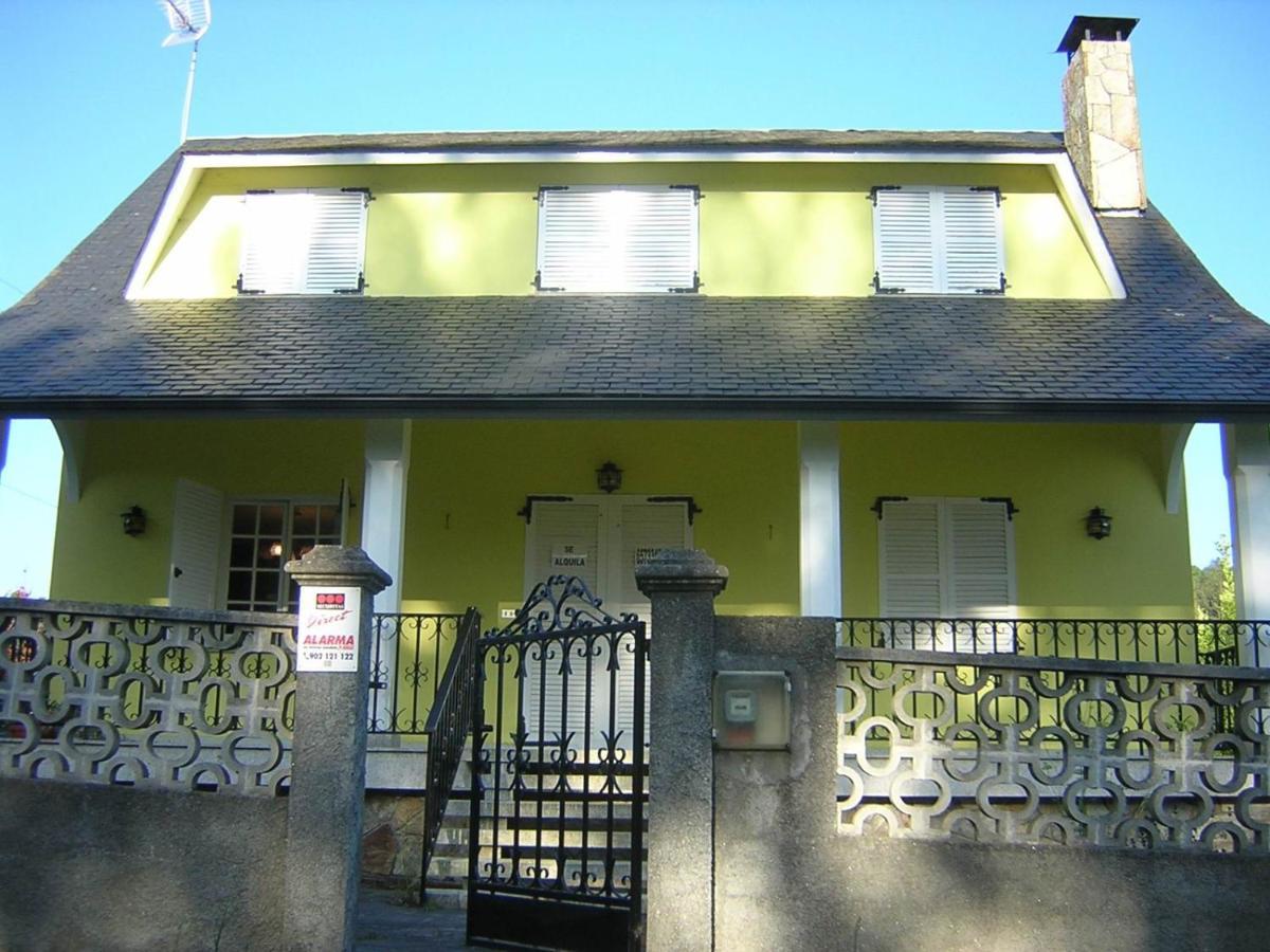 Casa Con Jardin En La Playa De Almieiras Villa Fene Bagian luar foto